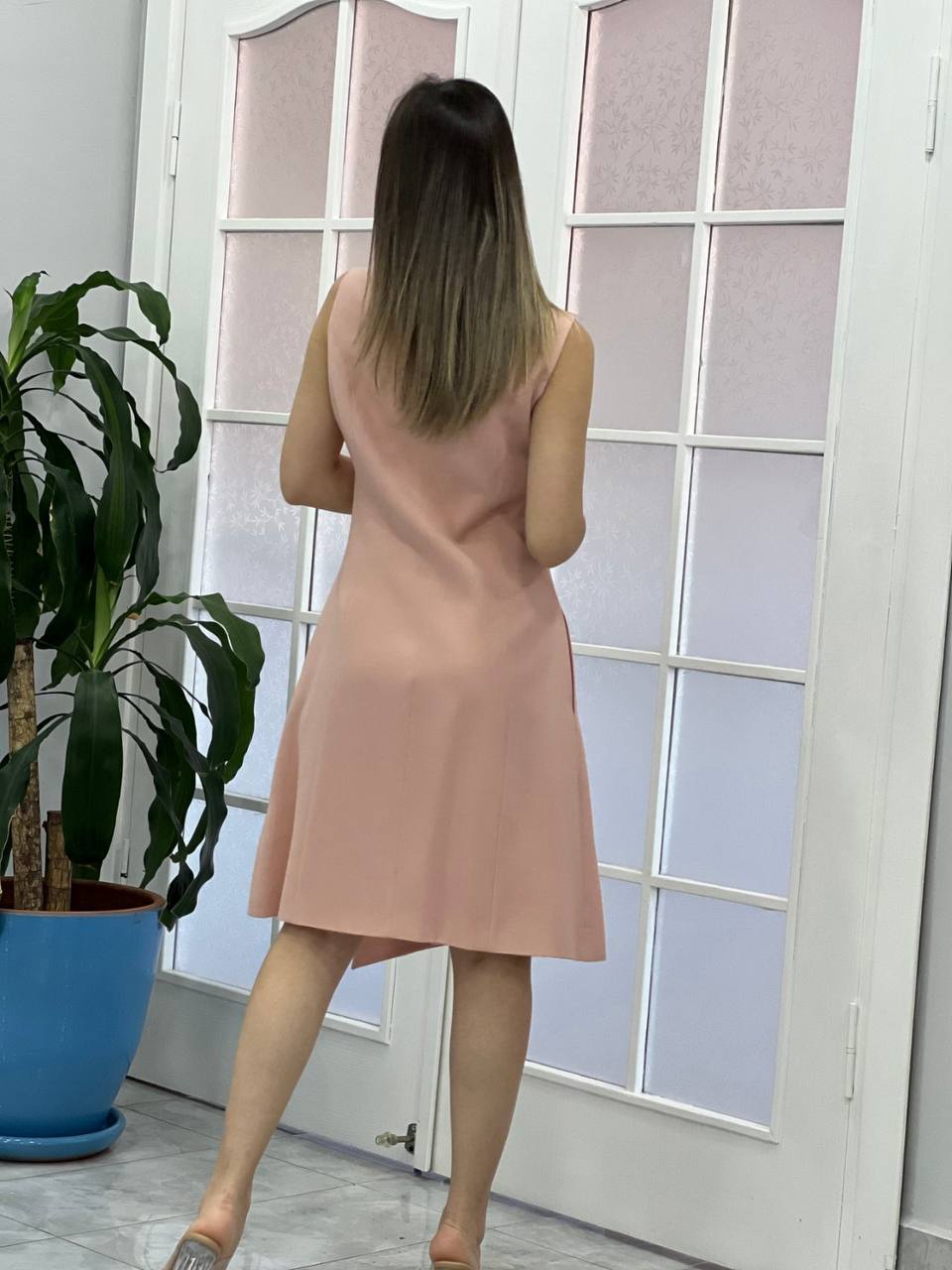 Sleeveless Blazer Dress