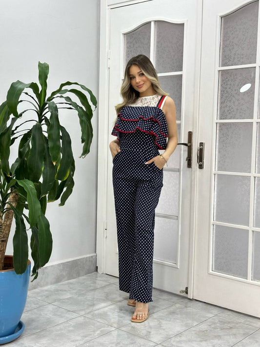 Polka Dot Jumpsuit