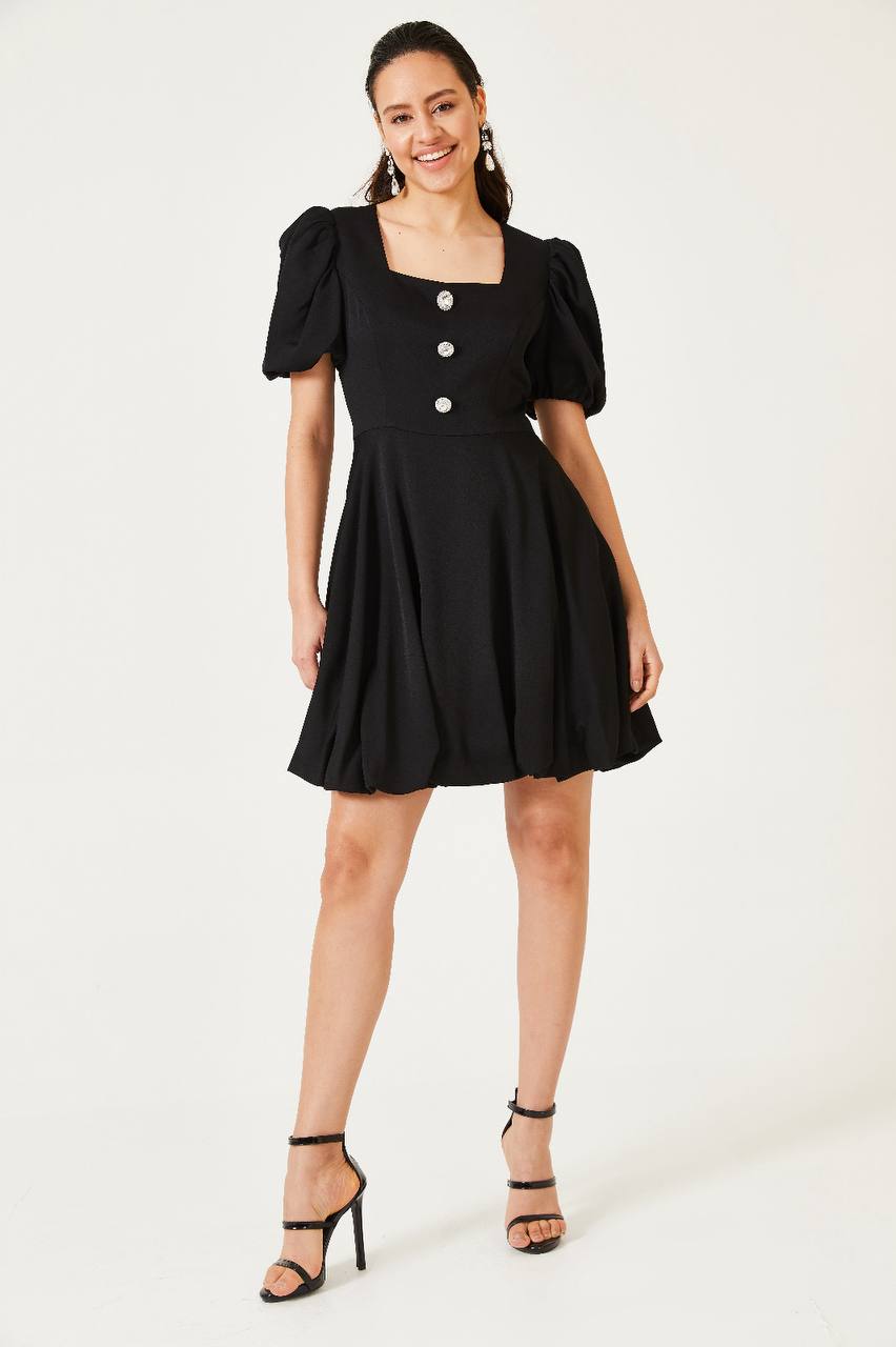 Puff Mini Dress – 5 Colors