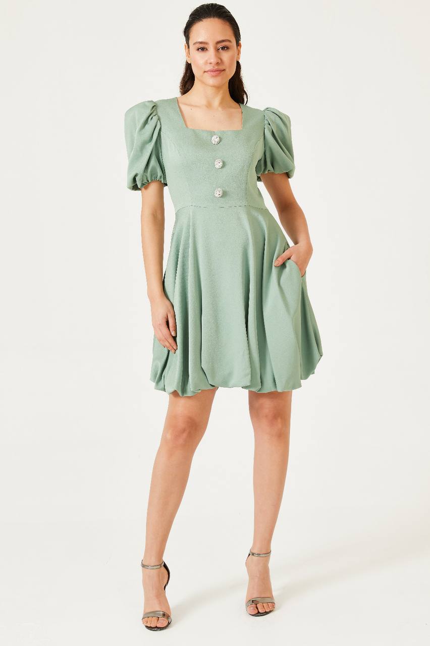 Puff Mini Dress – 5 Colors